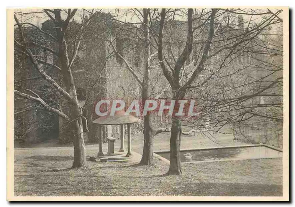 Mariemont — Die Fontäne und die Ruinen des alten Schlosses — Em. Thil, Brüssel - Vorderseite