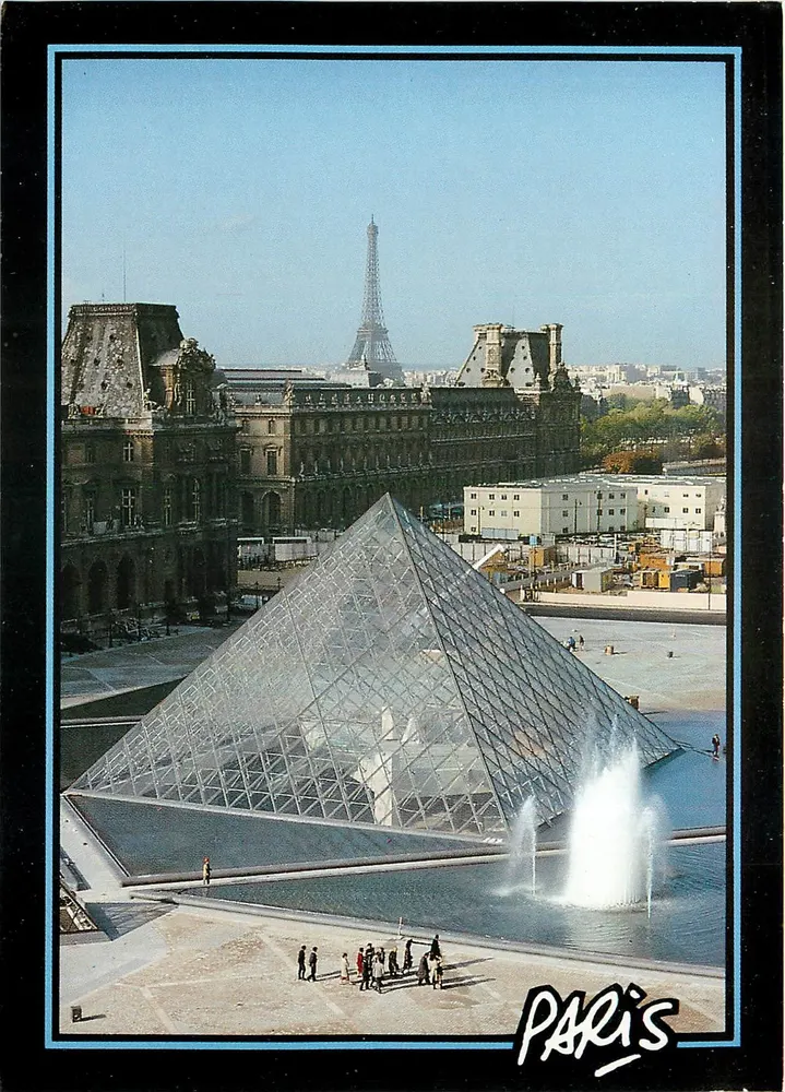 A Pirâmide do Louvre — Paris — Image'in Editions n° CS 75101-0-0370 - Frente