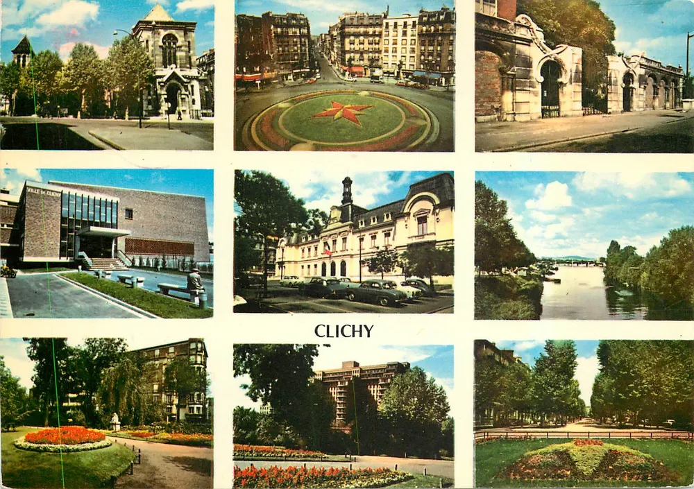 Clichy — Verschiedene Aspekte der Stadt — Éditions Color - Vorderseite