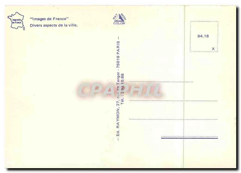 Villejuif — Verschiedene Aspekte der Stadt — Verlag Raymon, Paris - Rückseite