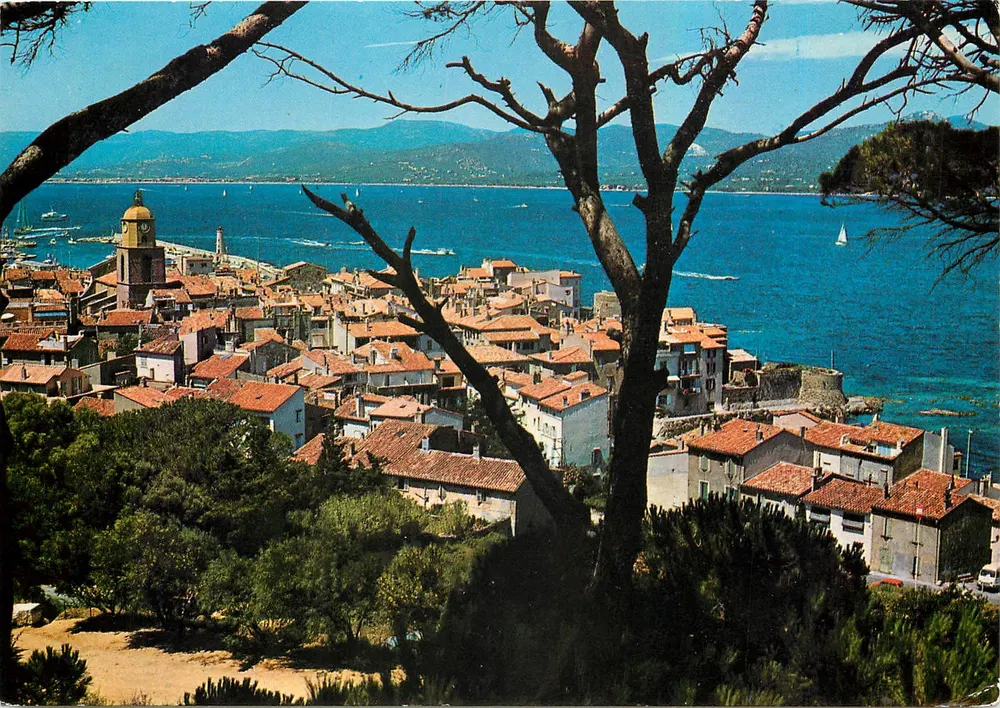 Saint-Tropez — Ogólny widok na Zatokę — Éditions Azur Riviera - Awers