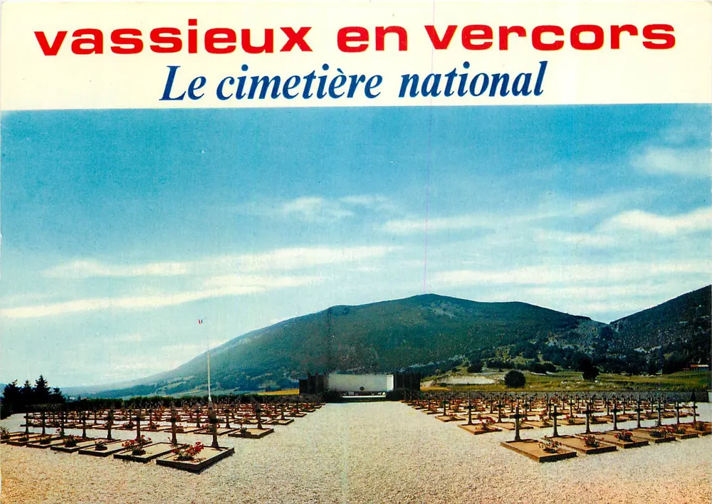Vassieux en Vercors — Der nationale Friedhof — Éditions LA CIGOGNE - Vorderseite