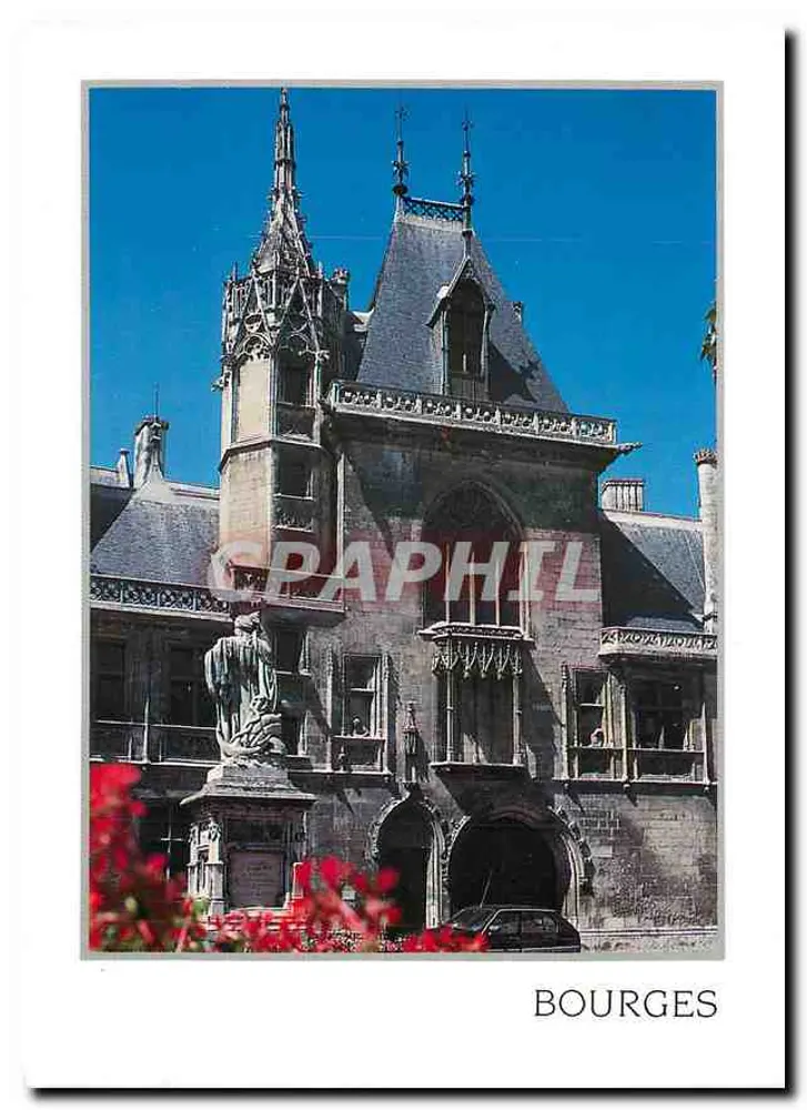 Bourges — O Palácio Jacques-Cœur — Éditions Cabrier, Mâcon - Frente