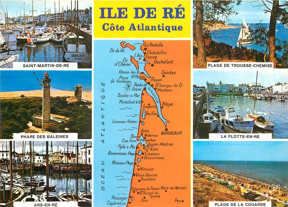 Île de Ré — Côte Atlantique — Éditions Jean Perceval - Recto