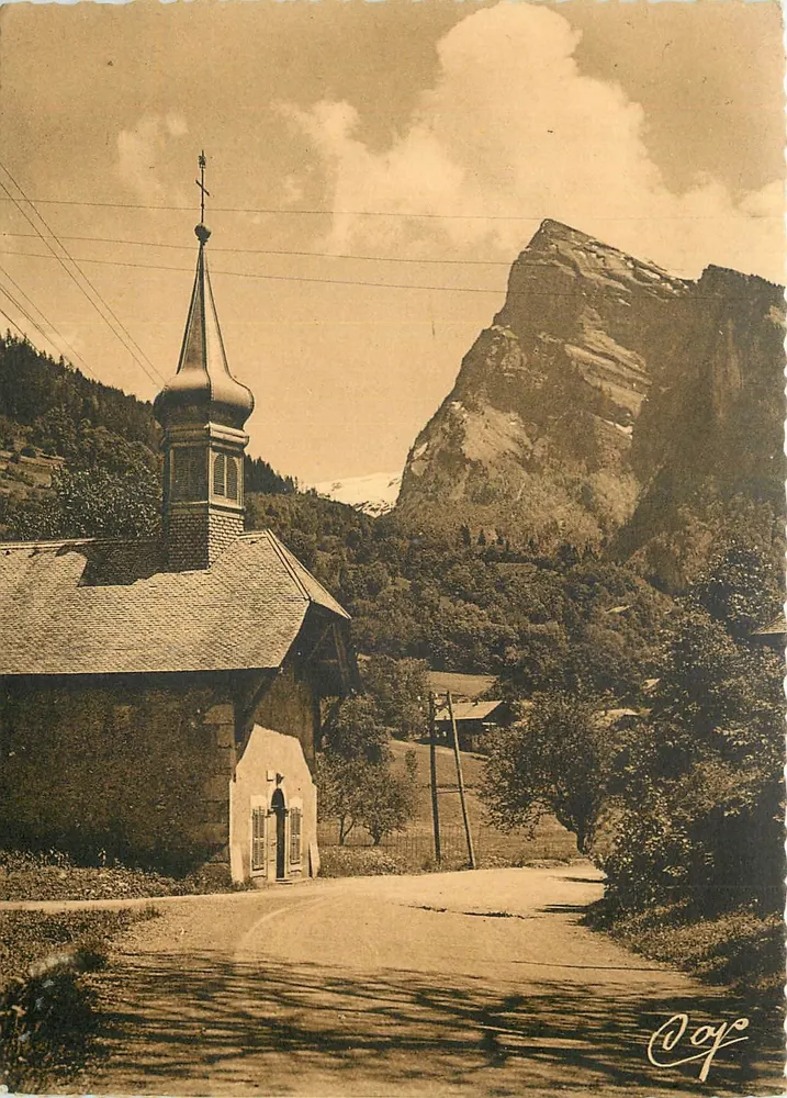 Kirche von Bérouze und der Criou (2225 m.) — Umgebung von Samoëns — CP DES ARTS PHOTOMÉCANIQUES - Vorderseite