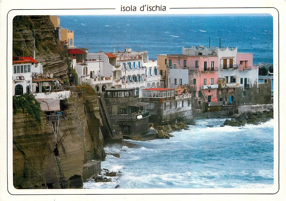 Isola d'Ischia — Panoramablick — Ed. Vincenzo Carcavallo - Napoli - Vorderseite