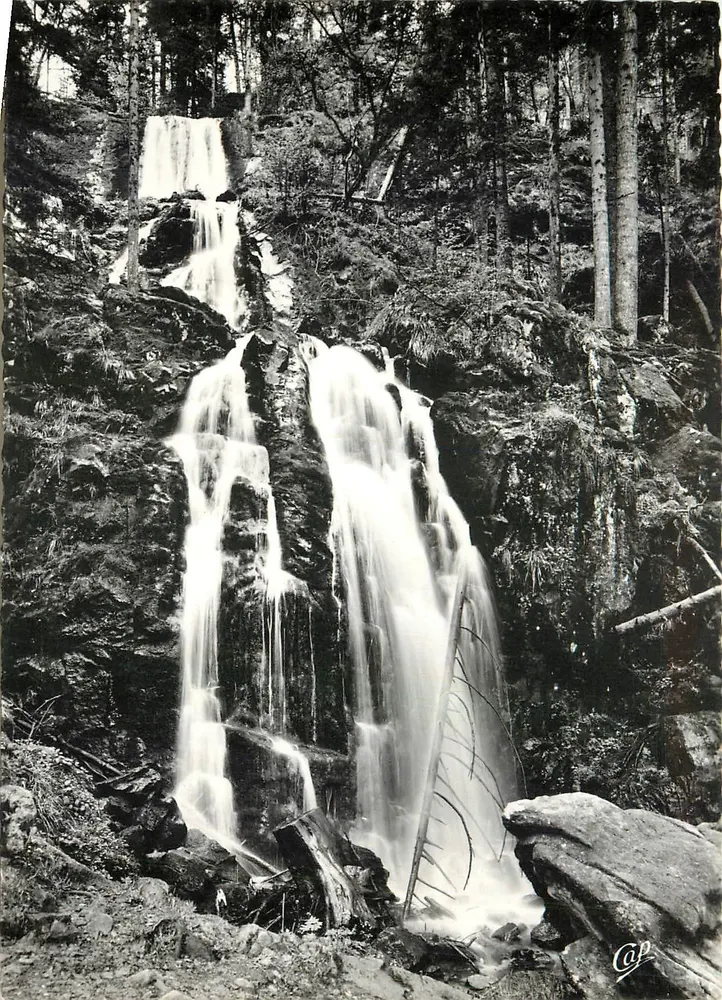 대대폭포 — 보스그 — Cie des Arts Photomécaniques, Tholy - 앞면