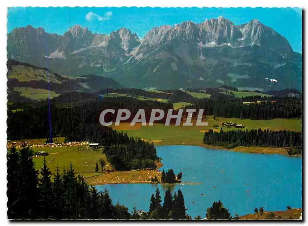 Lago de Wildensee — vista panorâmica — editor M. W. Schäfer & Co. n° 1719 - Frente