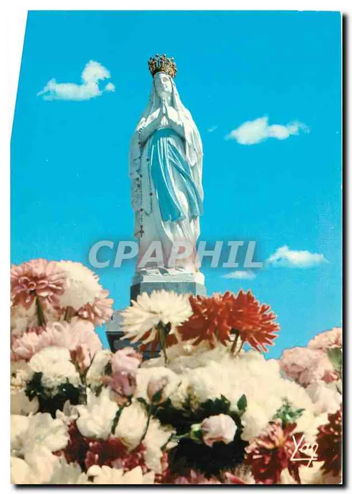 Nossa Senhora de Lourdes — A Virgem Coroada — Editions P. CHAMBON & Cie - Frente