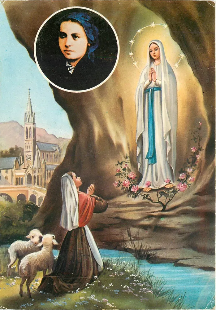 वीरजन के दर्शन — लूर्ड — प्रकाशक C.B. संख्या LOU 80 - आगे