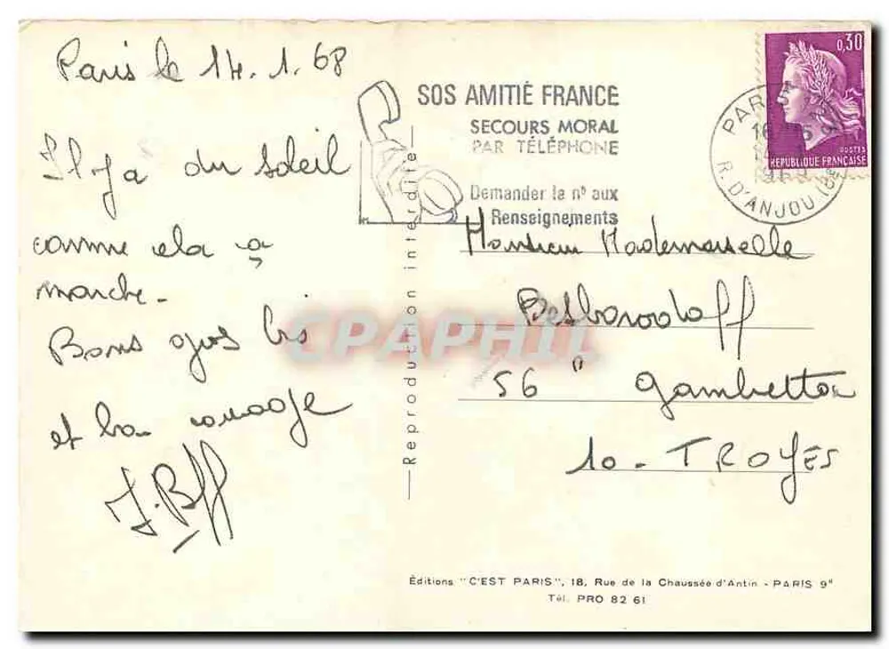 Notre-Dame e os vendedores de livros — Paris — Edições 'C'EST PARIS - Verso