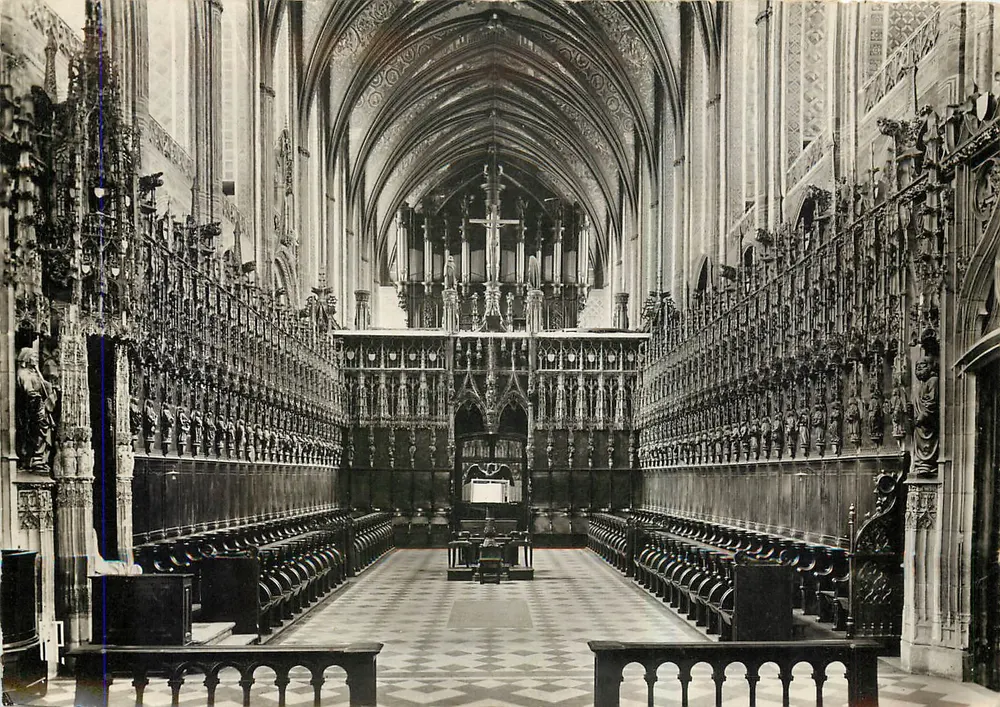 Albi - Kathedrale Sainte-Cécile — Der Chor (15. und 16. Jahrhundert) — BUREAU PHOTO C.A.P. PARIS - Vorderseite