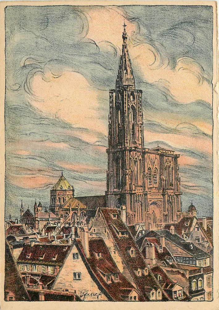 Strasbourg — A Catedral — Editora dos Artes Rhinomécanicas, Paris - Frente
