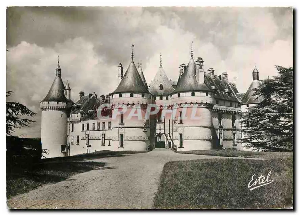 Château de Chaumont-sur-Loire — Façade sur le parc — Estel - Recto