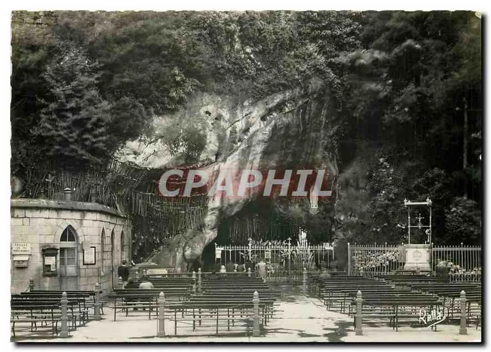 Lourdes - Grotta cudowna — wydawca Rella, nr 1016 - Awers