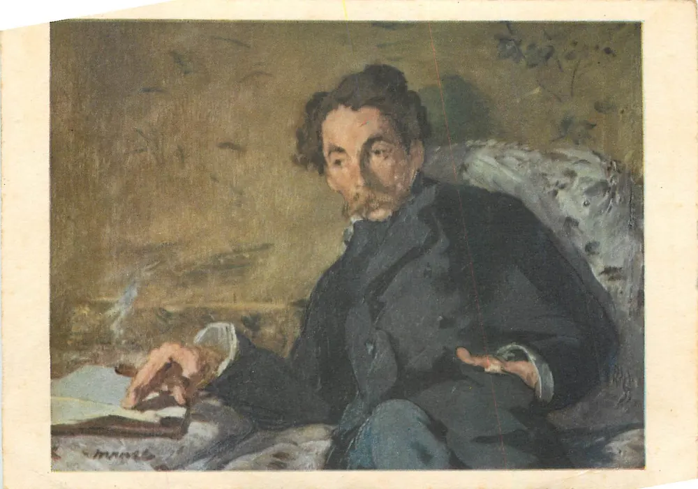 Retrato de Mallarmé — E. Manet — Museu do Louvre — n° 114 - Frente