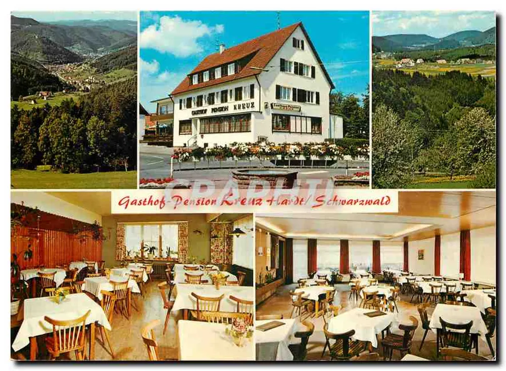 Gasthof-Pension Kreuz — Hardt/Schwarzwald — Photo-Verlag und Verlag - Recto