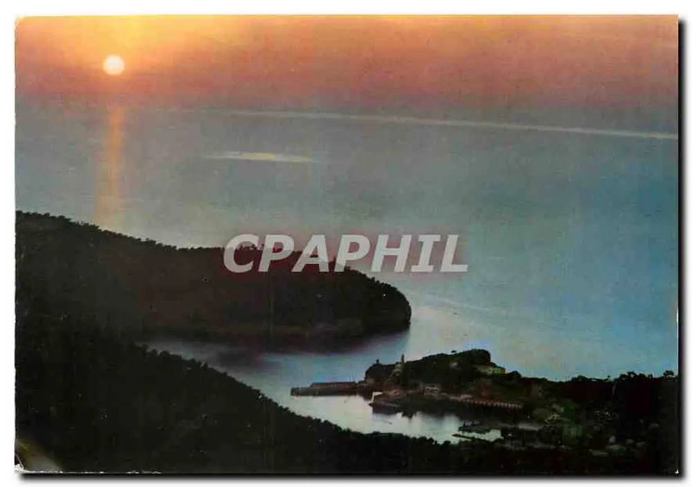 Sonnenuntergang vom Mirador de las Barques — Puerto de Sóller (Mallorca) — Verleger nicht sichtbar - Vorderseite