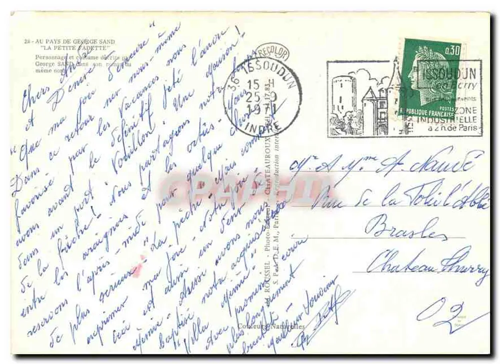 Au Pays de George Sand — La Petite Fadette — éditeur REC - Verso