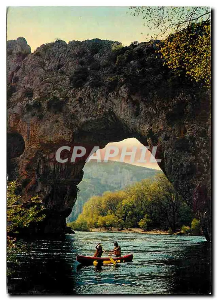 Landschaft von Vivarais — Der Pont d'Arc — éditions de France - Vorderseite