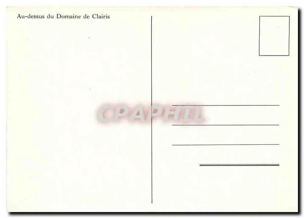 Domínio de Clairis — vista aérea - Verso