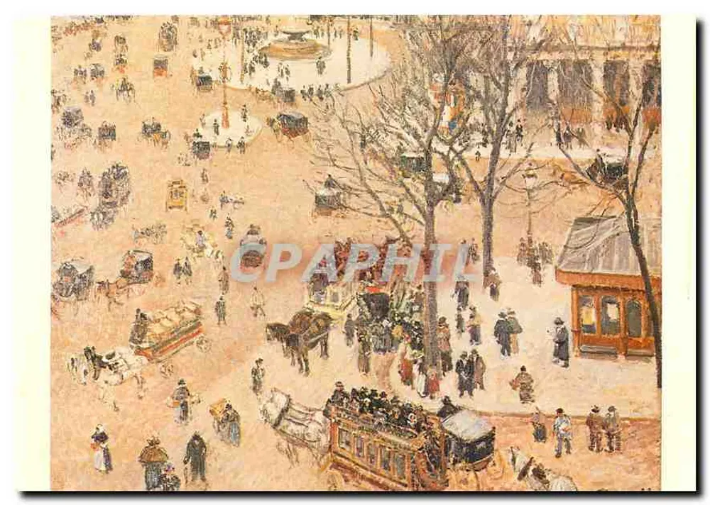 Platz des französischen Theaters — Paris — Ausstellung Pissarro 1981 — Editions de la réunion des musées nationaux - Vorderseite