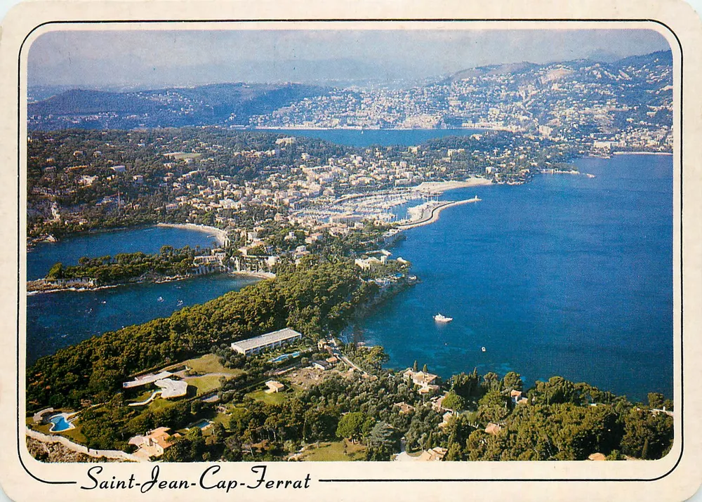 Saint-Jean-Cap-Ferrat — aerial view — Reflections of the French Riviera (A.M.) - Front