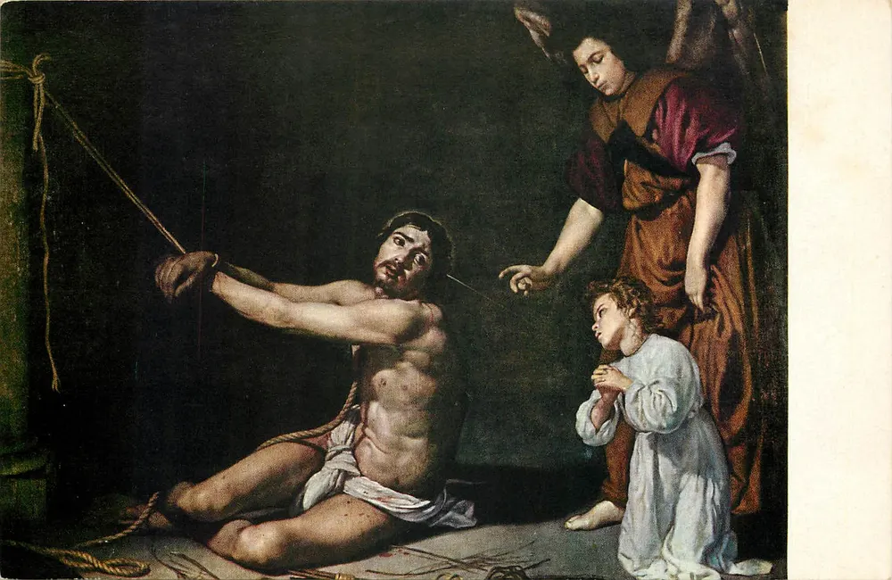 Cristo após a flagelação — obra de Velázquez — Edições Artísticas Offto - Frente