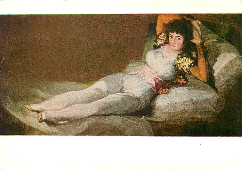 La Maja vestida — Francisco de Goya y Lucientes — Éditions Homi, Paris - Vorderseite
