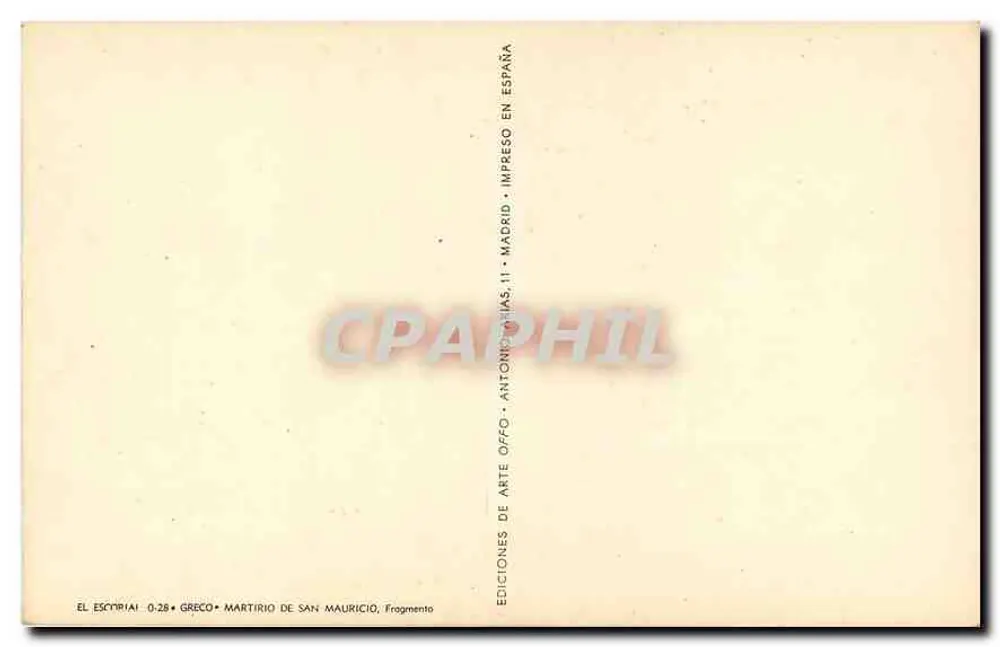 Martírio de São Maurício — Fragmento — Ediciones de Arte Ofpo, Madrid - Verso