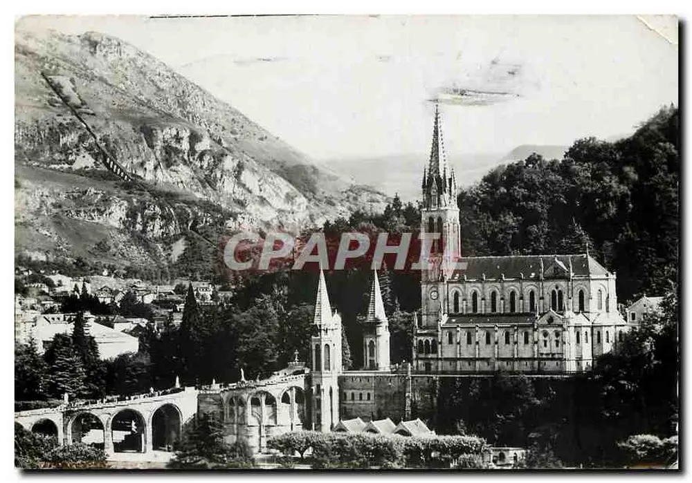 Lourdes — A Basílica e o Pic du Jer — Edição P. Doucet Lourdes - Frente