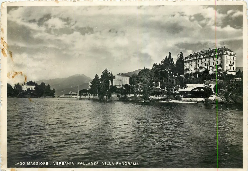 Lago Maggiore - Verbania - Pallanza - Villa Panorama — Rip. Vietata - Recto