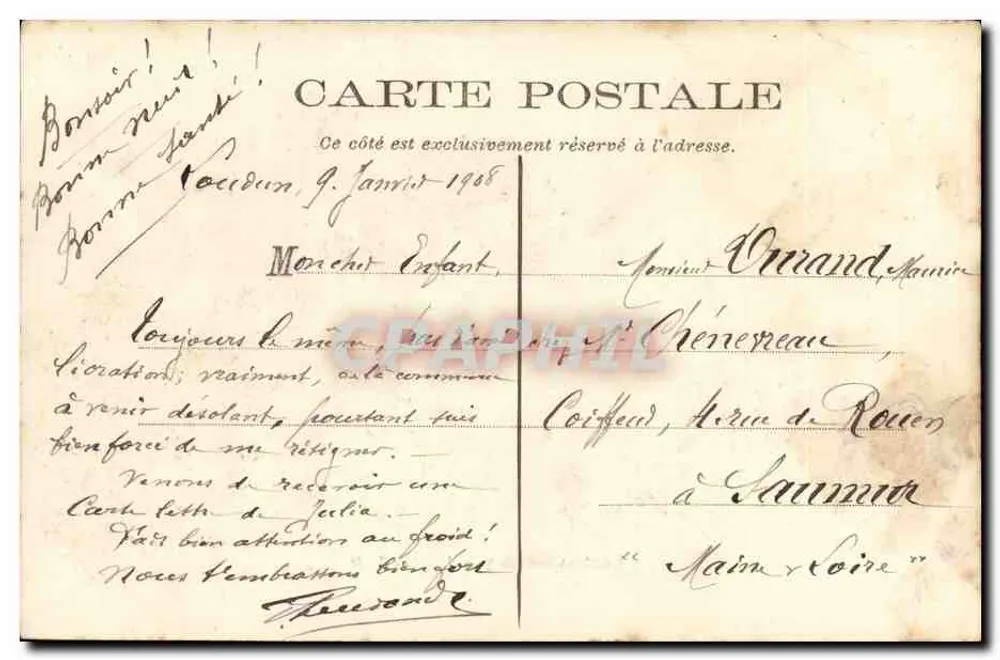 Montreuil-Bellay — Hotel de la Ciudad - Reverso
