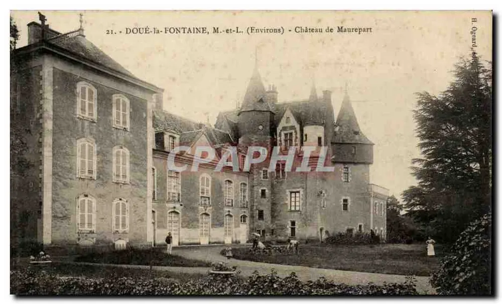Kasteel van Maurepart — Doué-la-Fontaine (Omgeving) — H. Ogéard, n°21 - Voorkant