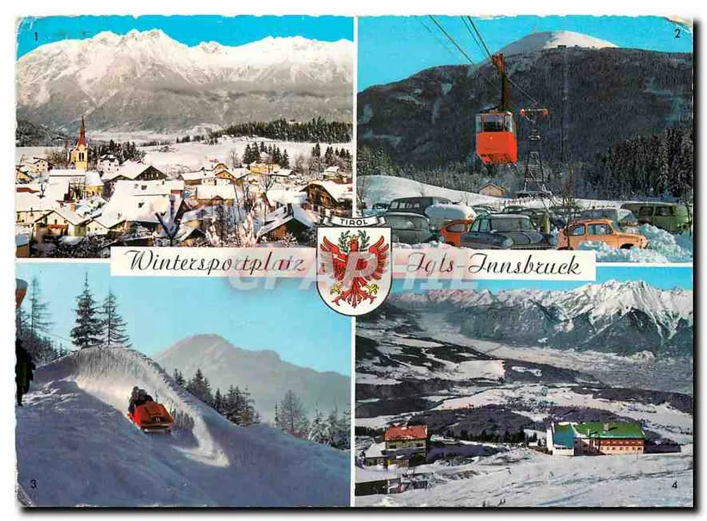 Igls-Innsbruck — Wintersportplatz — Phototypie Kunst & Co. Innsbruck - Vorderseite