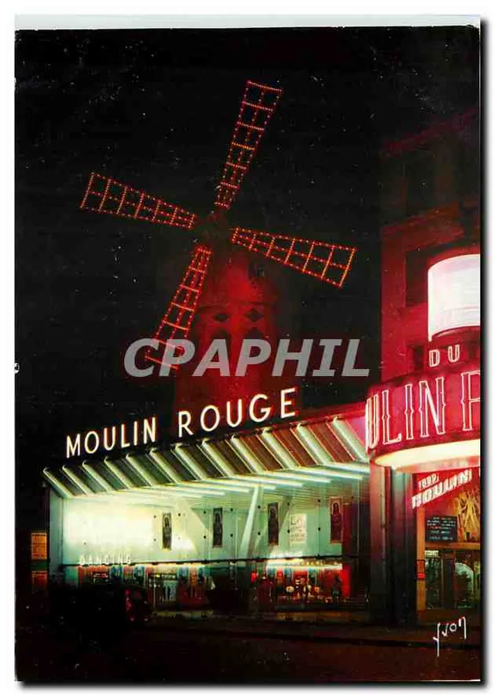 Le Moulin Rouge — Paris — Éditions d'Art YVON - Vorderseite