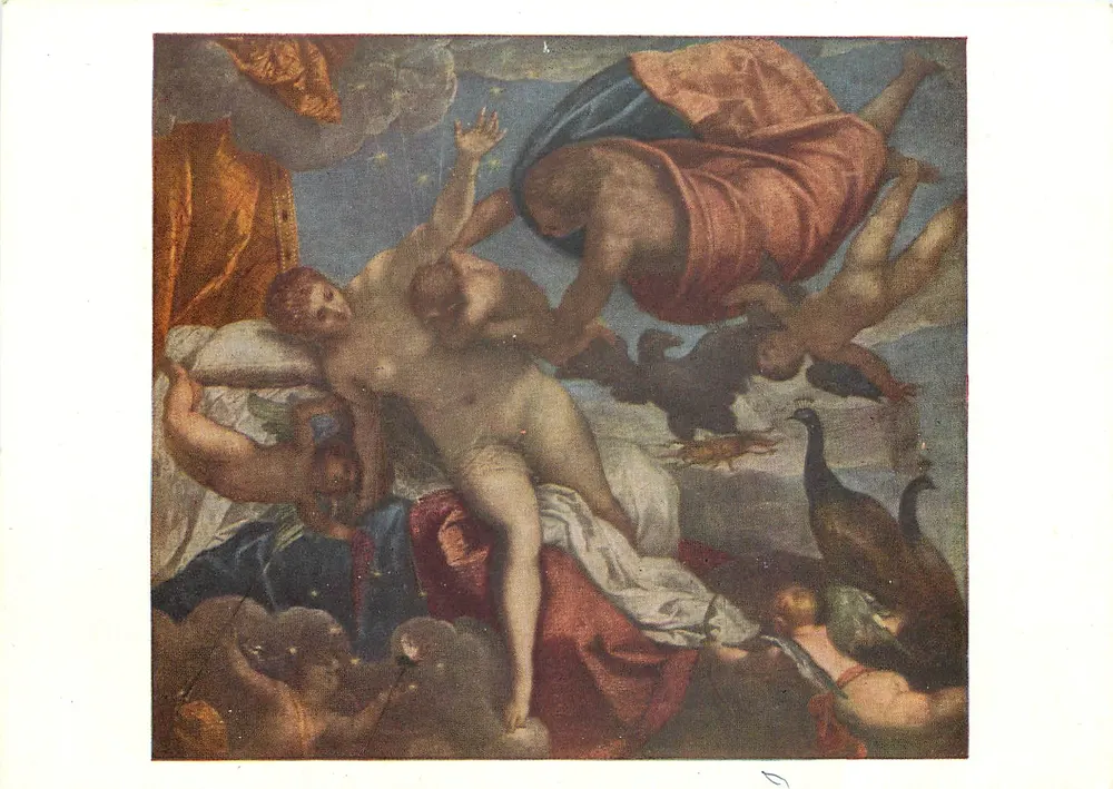 Tintoretto: Der Ursprung der Milchstraße — (1313) — National Gallery, London - Vorderseite