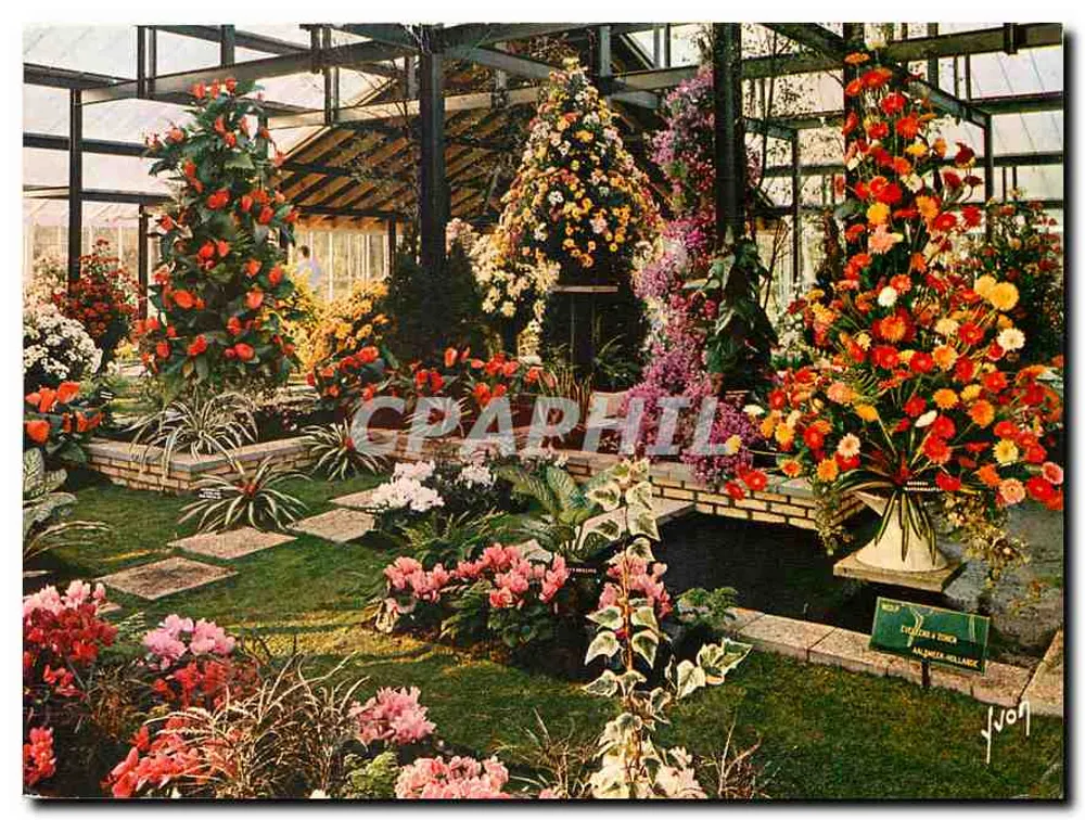 Giardino di orticoltura — Esposizione floreale — Edizioni S.P.A.D.E.M. - Stampa - Parigi - Recto
