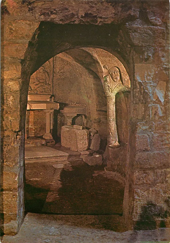 Saint Victor de Marseille — Criptas: A Pequena Cripta, gruta primitiva — Éditions du Vieux Port Michel TAVERNIER, n°151 - Frente