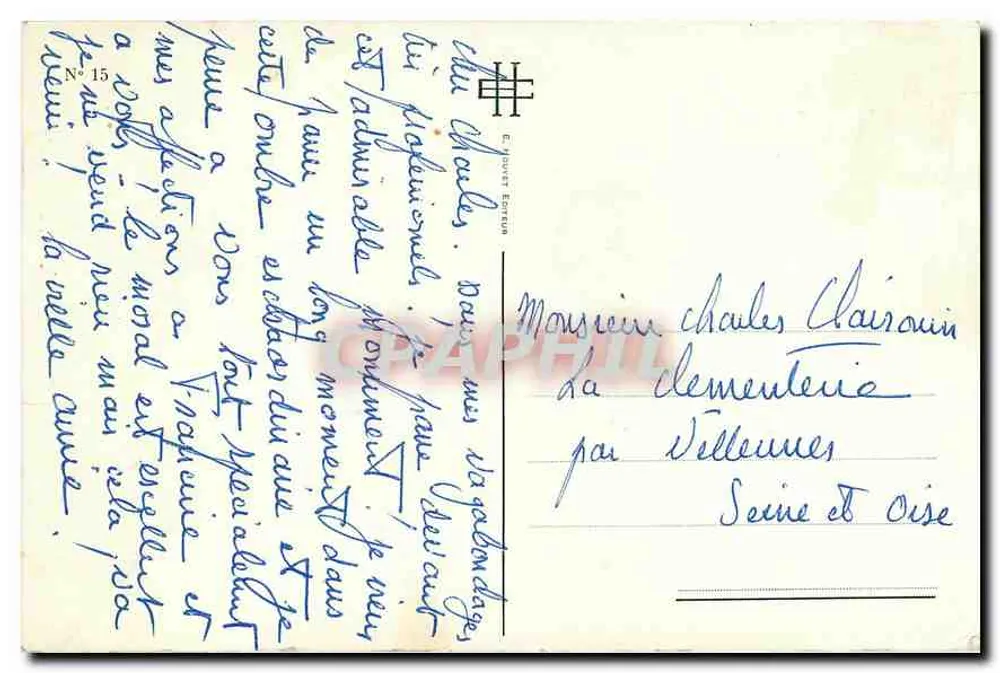 Kathedrale von Chartres — Notre-Dame de la Belle Verrière — 12. Jahrhundert — Verlag E. Neuvy - Rückseite