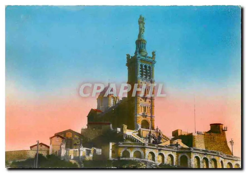 Basílica Nossa Senhora da Guarda — Marselha — editor Tardy - Frente
