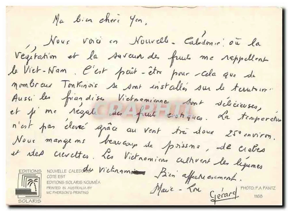 Hienghene — Nouvelle-Calédonie — Éditions Solaris - Verso