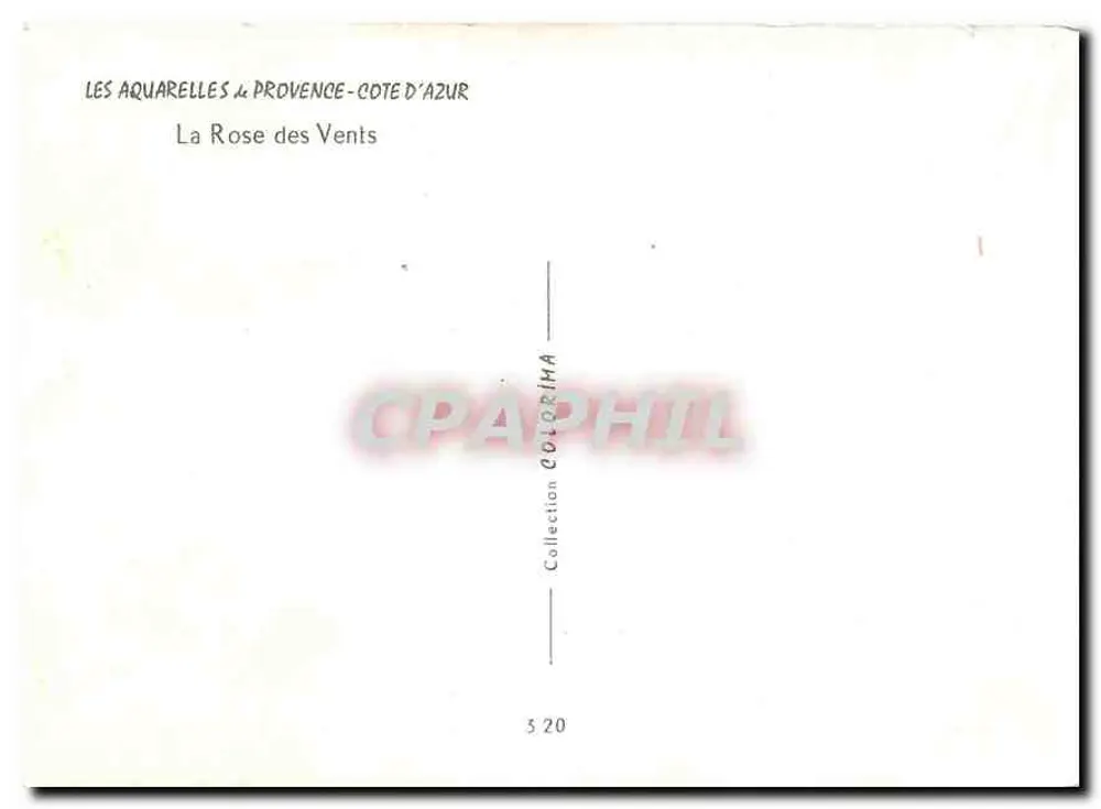 Rose der Winde — Provence-Côte d'Azur — J. Suoin - Rückseite