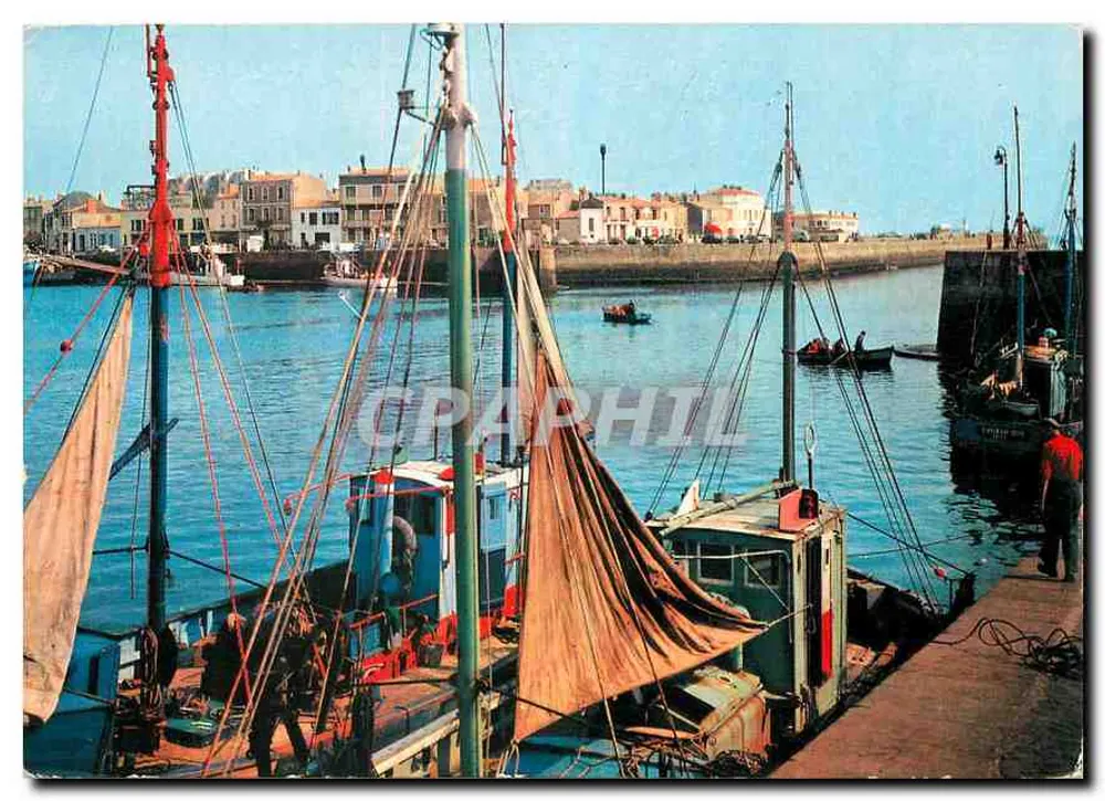 Der Hafen von Les Sables-d'Olonne — Blick auf den Hafen — Sammlung Naturelles - Vorderseite