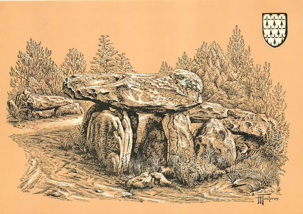 Dolmenes de Mene-Kerionet — Morbihan — Éditions Henry Toulemon, n° K 331 - Frente