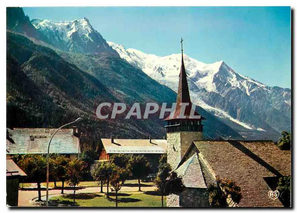 Chamonix - Mont Blanc — Ansicht der Chapelle des Praz — Verlag AS Couleurs Naturelles, Nr. 2252 - Vorderseite