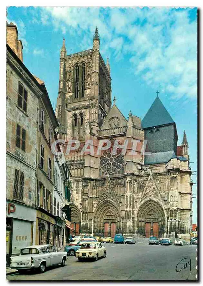 Méaux — Kathedrale Saint-Étienne (12. bis 16. Jahrhundert) — Éd. Guy, Paris - Vorderseite