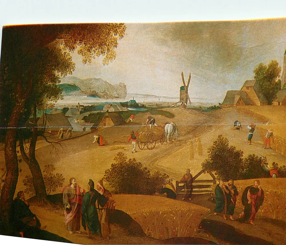 Die Ernte — Flämische Schule 16. Jahrhundert — Editions PASTRE - Vorderseite
