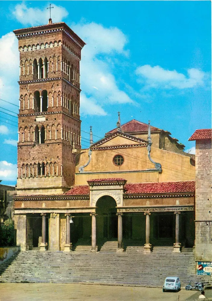 Terracina — La Cathédrale — Monument National (1200) — De Christofaro, Roma, n° 4689 - Recto