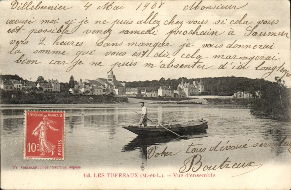 Les Tuffeaux (M.-et-L.) — Visão geral — Fr. Voelcker, Saumur - Frente